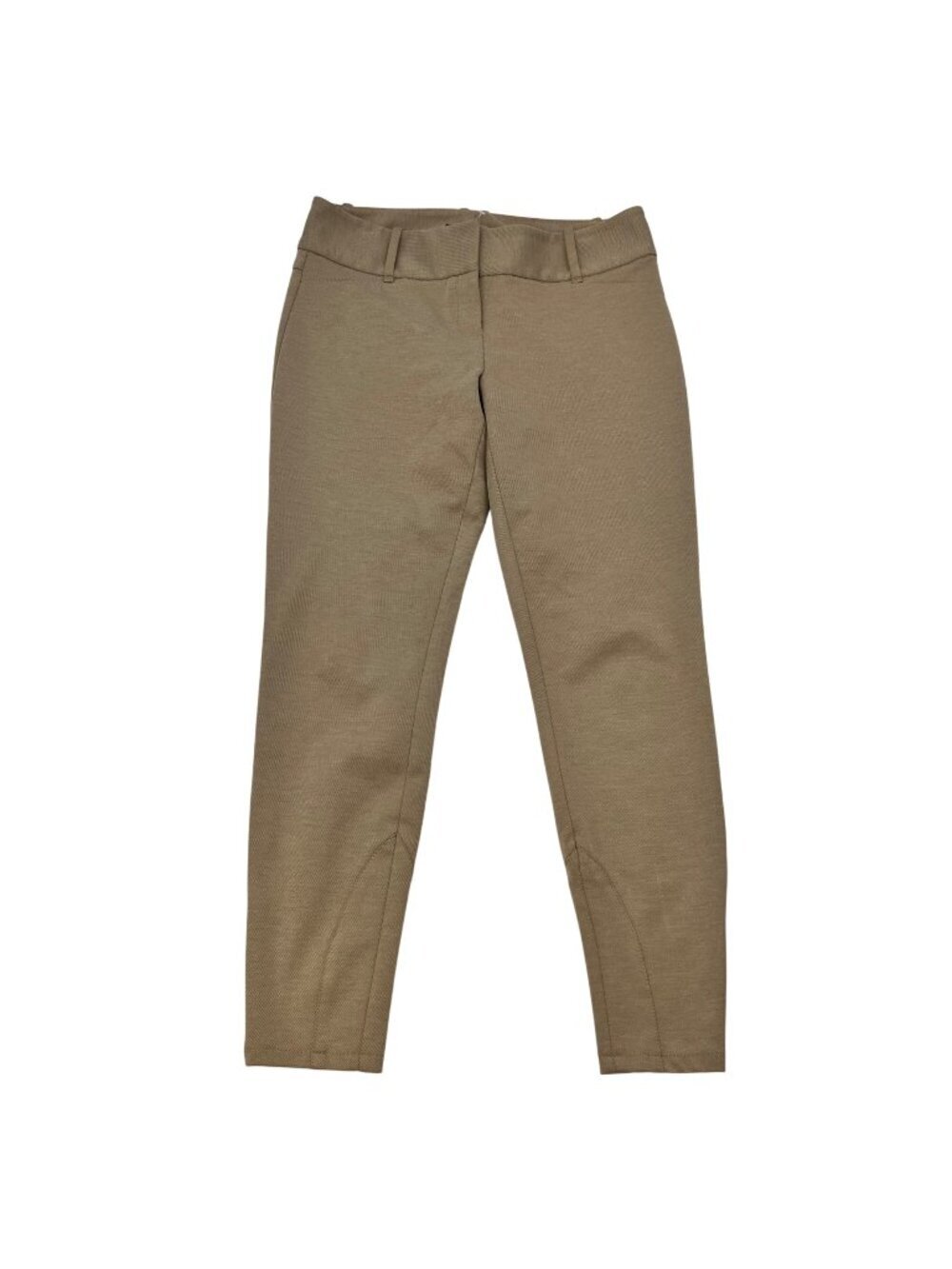 The Limted Women’s Drew Fit Dress Pants Tapered Ankle Zip Tan Size 10